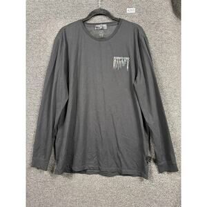 Roberto Vino Shirt Mens 3XL Black Long Sleeve Milano Logo Graphic Modern Style